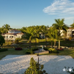 a sand volleyball court